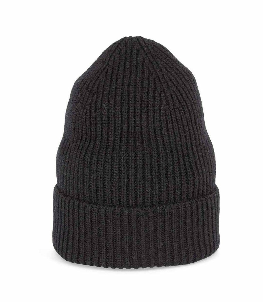 * Pertemba Best-Selling Native Spirit Merino Wool Beanie (Black) Utpc5108 New