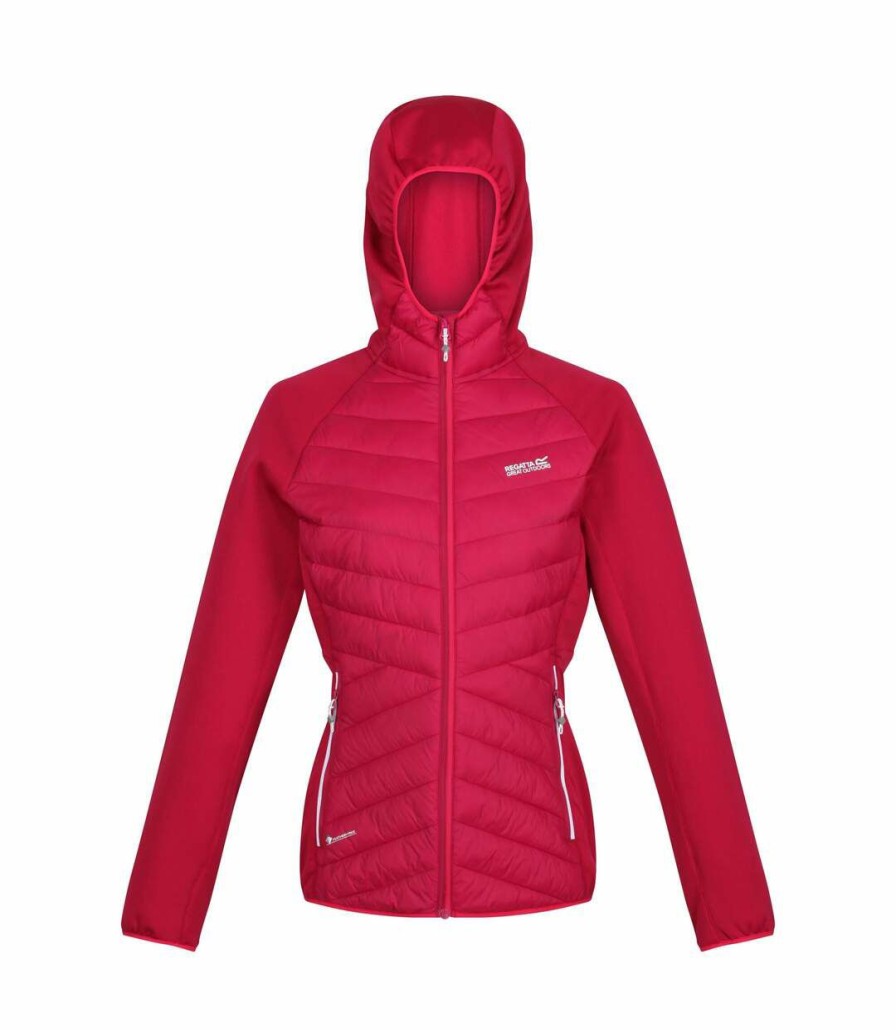 * Pertemba Cheap Regatta Womens/Ladies Andreson Vii Hybrid Jacket (Berry Pink) Utrg8033 Wholesale