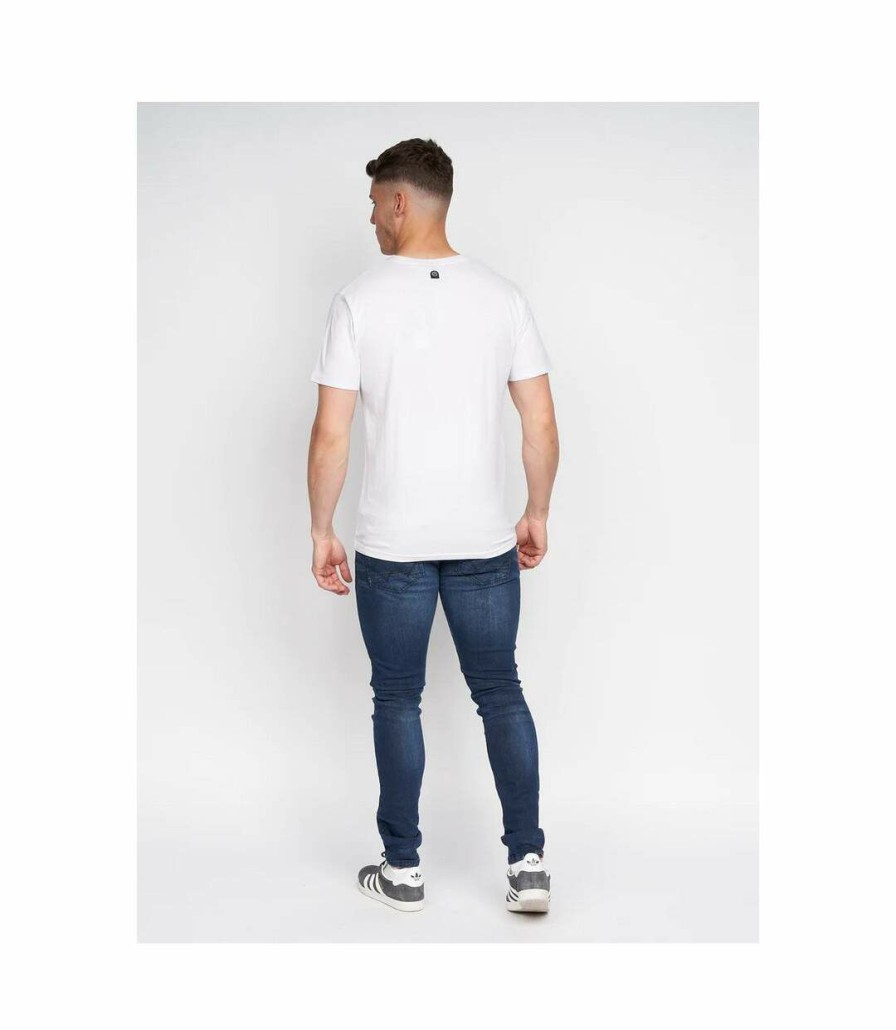 * Pertemba New Duck And Cover Mens Gremter T-Shirt (White) Utbg192 Online