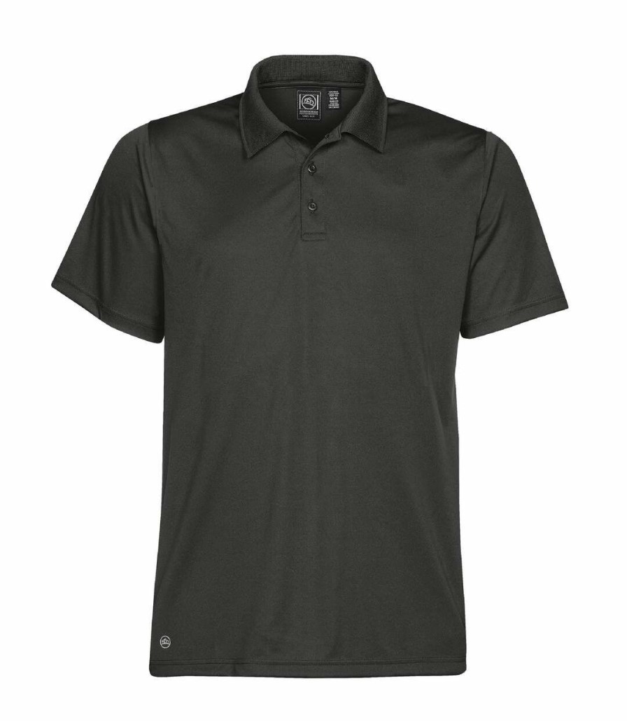 * Pertemba Cheap Stormtech Mens Eclipse H2X-Dry Pique Polo (Carbon) Utbc3886 Clearance