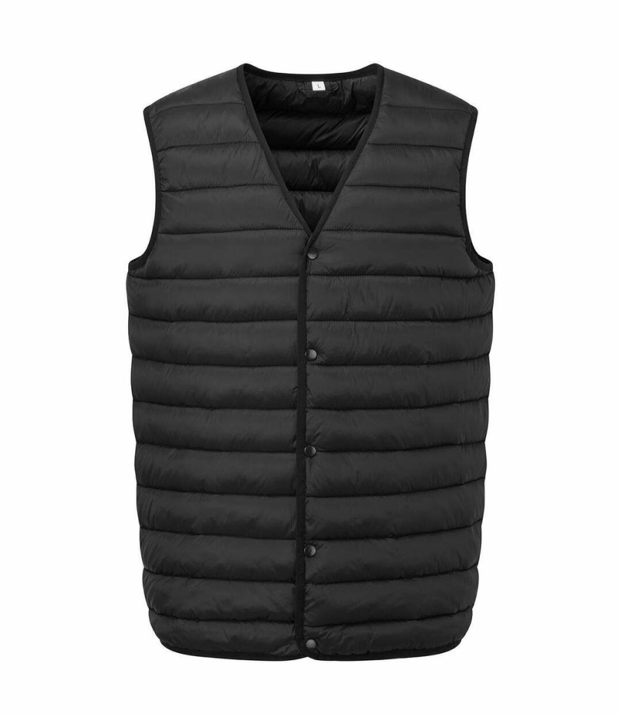 * Pertemba Popular 2786 Mens Padded Vest (Black) Utrw8313 Online