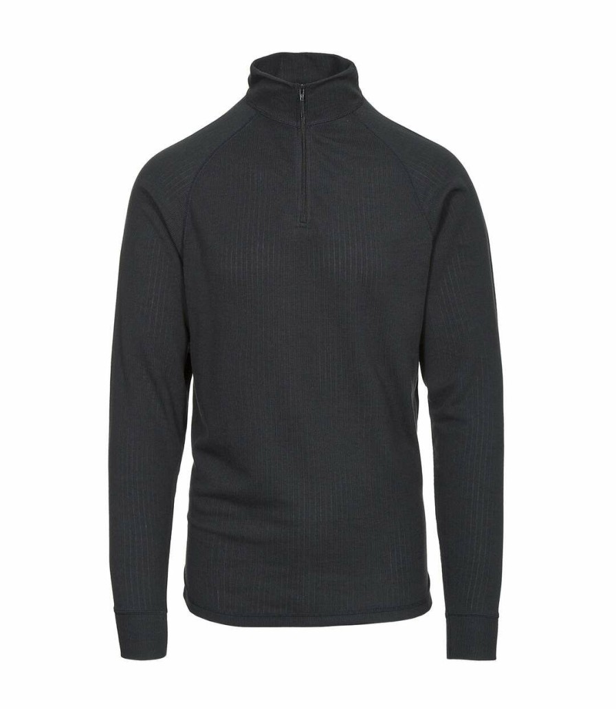 * Pertemba Opening Sales Trespass Adults Uni Wise360 Quick Dry Base Layer Top (Black) Uttp3853 Clearance