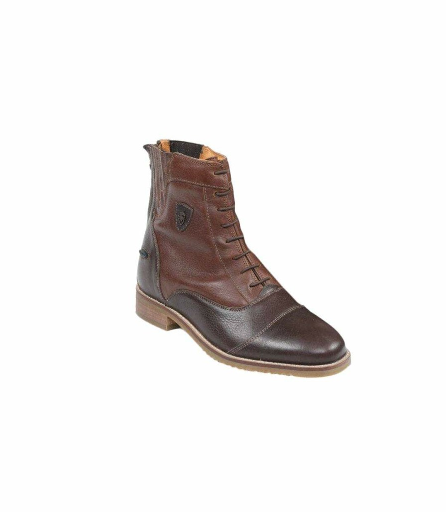 * Pertemba Sale Online Moretta Womens/Ladies Teresa Lace Leather Paddock Boots (Chestnut Brown) Uter268 Best