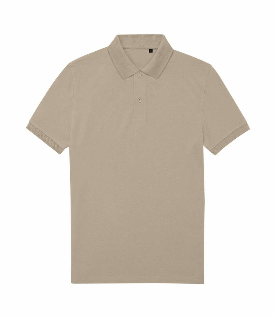 * Pertemba Best-Selling B&C Mens My Eco Polo Shirt (Mastic) Utrw8975 New