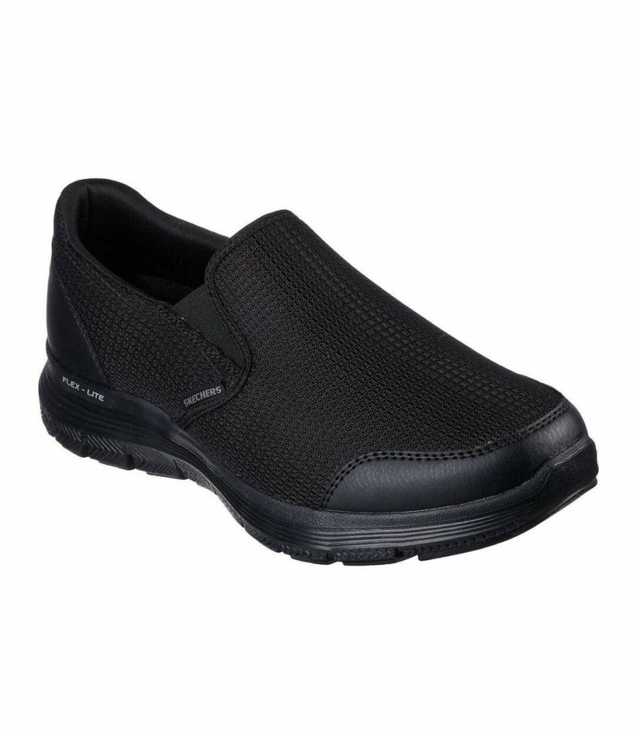 * Pertemba Top Selling Skechers Mens Flex Advantage 4.0 Tuscan Sneakers (Black) Utfs9313 Clearance