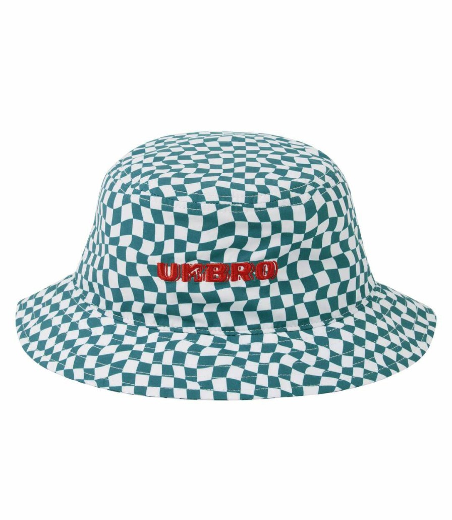 * Pertemba Popular Umbro Mens Mtv Bucket Hat (Shaded Spruce/Brilliant White) Utuo1354 Hot