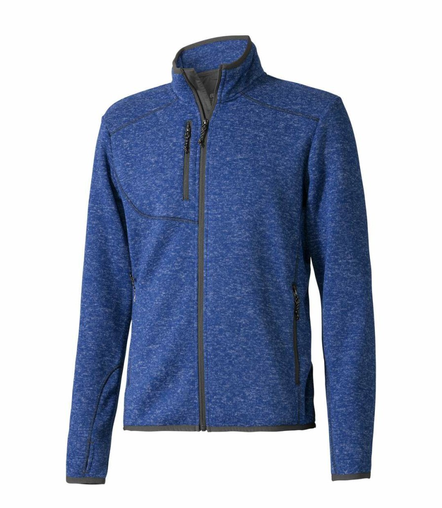 * Pertemba Latest Fashion Elevate Mens Tremblant Knit Jacket (Heather Blue) Utpf1954 Best