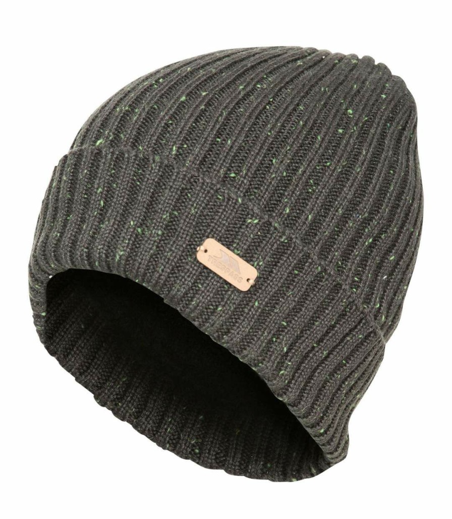 * Pertemba Cheap Trespass Mens Mateo Slouch Hat (Olive Fleck) Uttp4369 Wholesale