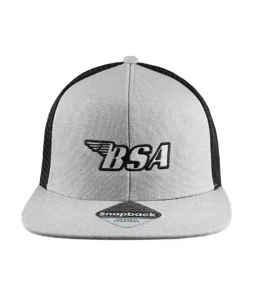 * Pertemba Hot Selling Bsa Mens Outline Trucker Cap (Gray/Black) Uttv1424 Wholesale