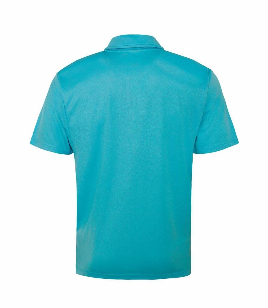 * Pertemba Best-Selling Awdis Just Cool Mens Plain Sports Polo Shirt (Turquoise Blue) Utrw691 Wholesale