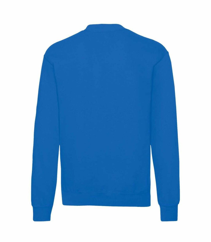 * Pertemba Good Quality Fruit Of The Loom Mens Classic 80/20 Set-In Sweatshirt (Royal Blue) Utrw7886 Clearance