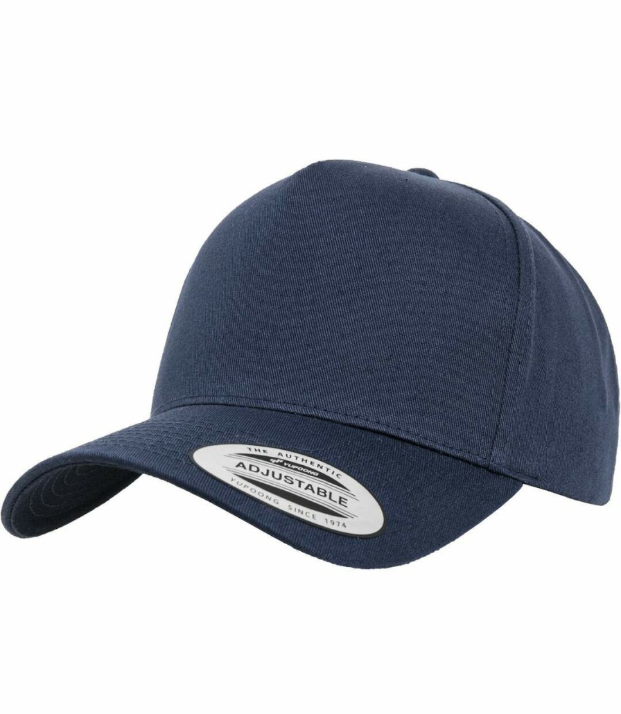 * Pertemba Best-Selling Flexfit By Yupoong 5 Panel Classic Snapback Cap (Navy) Utrw7586 Wholesale