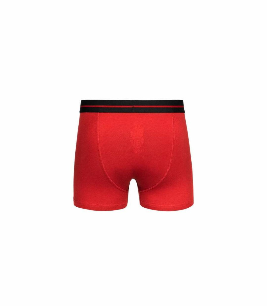 * Pertemba Lower Prices Duck And Cover Mens Stamper Boxer Shorts (Pack Of 3) (Red) Utbg640 Hot