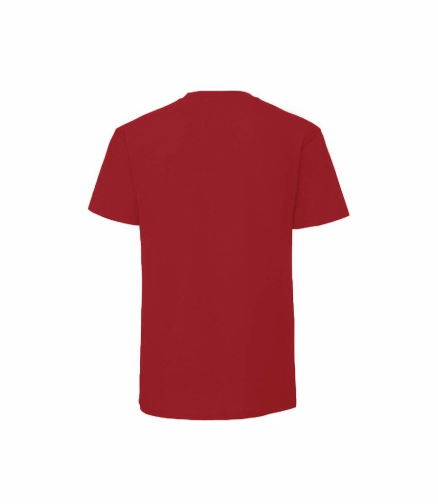 * Pertemba Attractive Fruit Of The Loom Mens Ringspun Premium Tshirt (Red) Utrw5974 Best