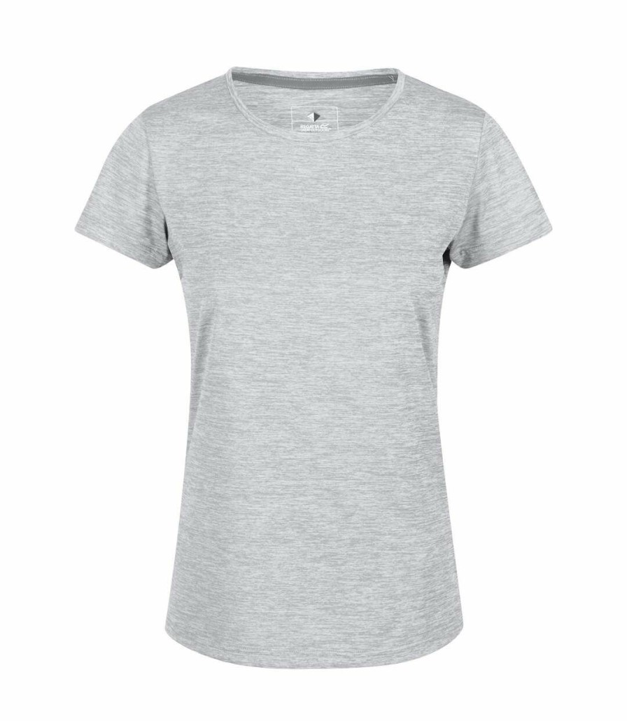 * Pertemba Quick Delivery Regatta Womens/Ladies Fingal Edition Marl T-Shirt (Cyberspace) Utrg7557 New