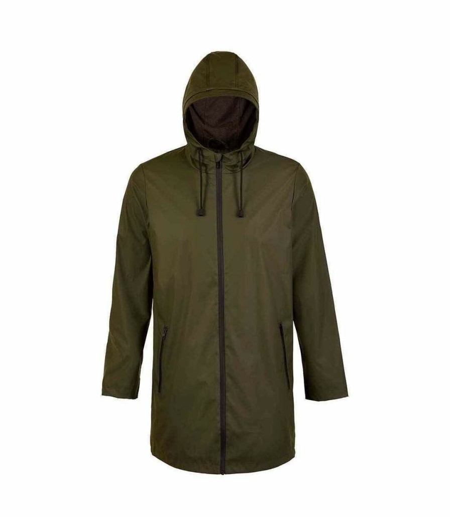 * Pertemba Sale Online Neoblu Mens Antoine Wax Parka (Dark Khaki) Utpc4852 Best