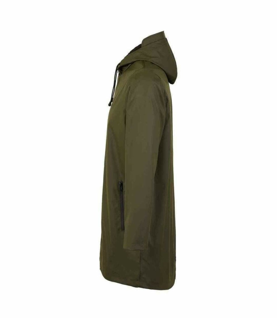 * Pertemba Sale Online Neoblu Mens Antoine Wax Parka (Dark Khaki) Utpc4852 Best