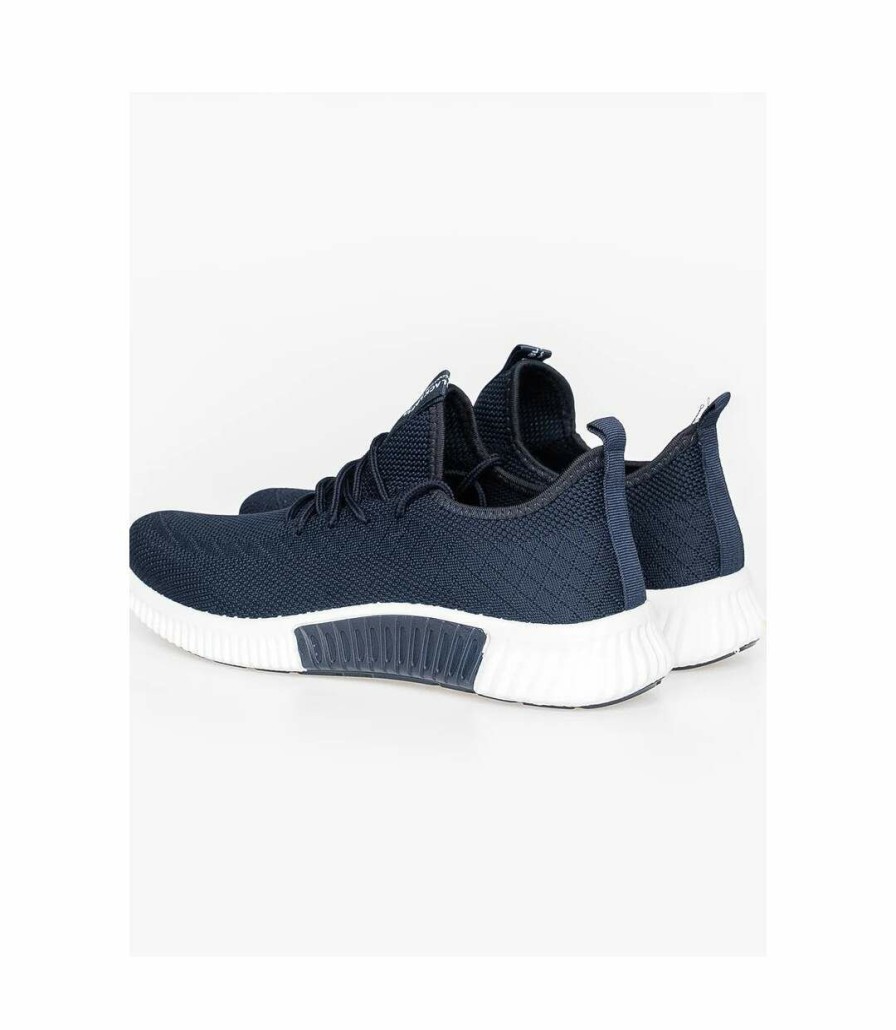 * Pertemba New Arrivals Crosshatch Mens Rideout Sneakers (Navy) Utbg444 Clearance