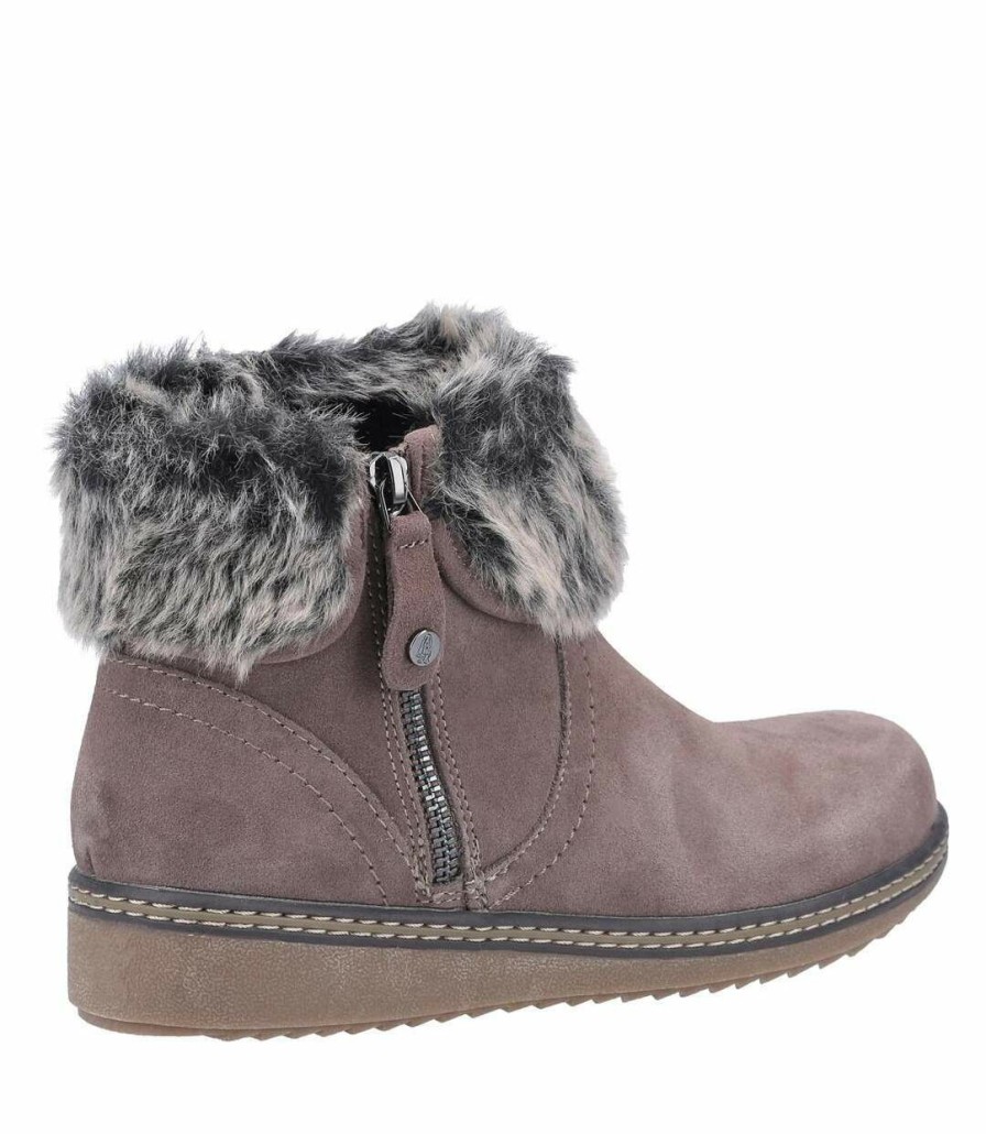 * Pertemba Latest Fashion Hush Puppies Womens/Ladies Penny Suede Ankle Boots (Gray) Utfs7582 Hot