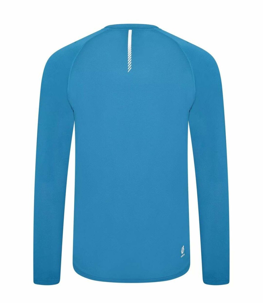 * Pertemba Sale Online Dare 2B Mens Righteous Ii Recycled Long-Sleeved T-Shirt (Fjord/Blue) Utrg7814 Clearance