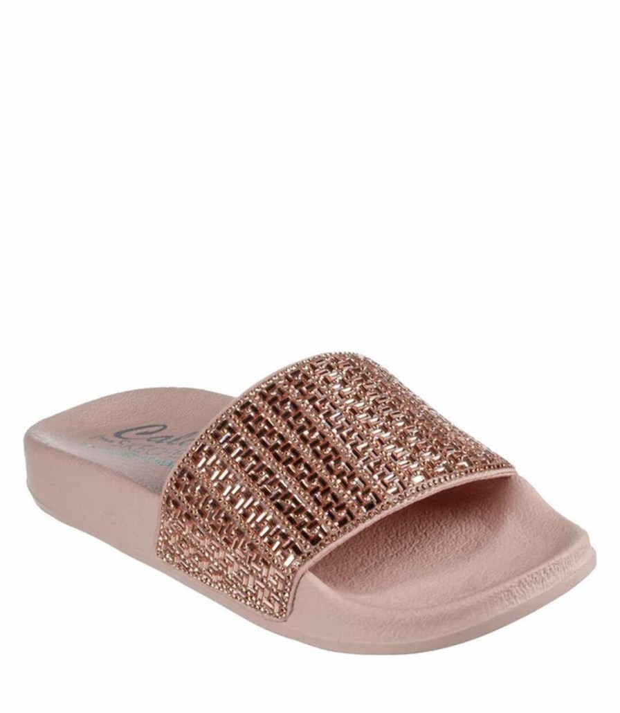 * Pertemba Best-Selling Skechers Womens/Ladies Pop Ups New Spark Mules (Rose/Gold) Utfs9690 New