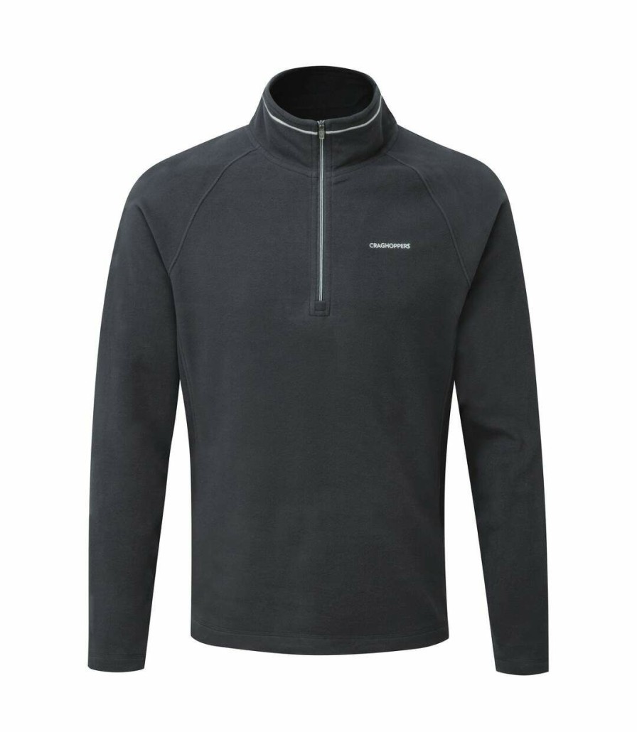 * Pertemba Best-Selling Craghoppers Mens Selby Half Zip Micro Fleece Top (Black Pepper) Utrw3998 New