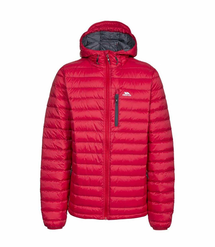 * Pertemba Cheap Trespass Mens Digby Down Jacket (Red) Uttp3283 Online