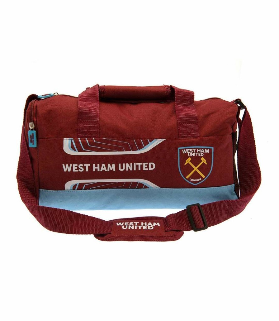 * Pertemba Original West Ham United Fc Flash Duffle Bag (Claret Red/Sky Blue/White) (One Size) Utta9622 Online