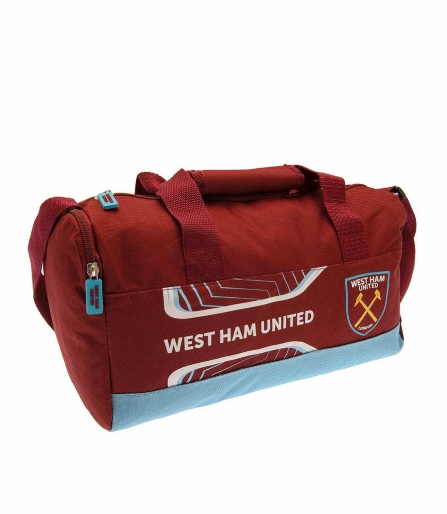 * Pertemba Original West Ham United Fc Flash Duffle Bag (Claret Red/Sky Blue/White) (One Size) Utta9622 Online