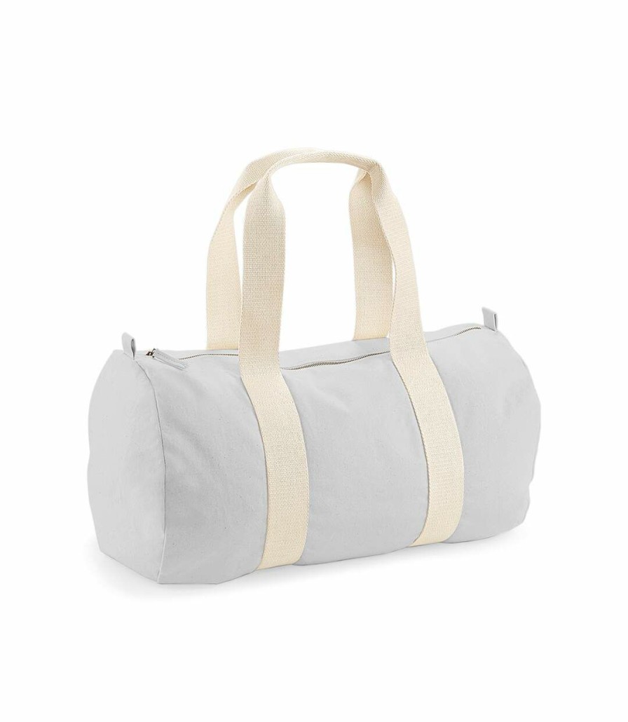 * Pertemba Closeout Sale Westford Mill Earthaware Organic Barrel Bag (Light Gray) (One Size) Utpc3206 Wholesale