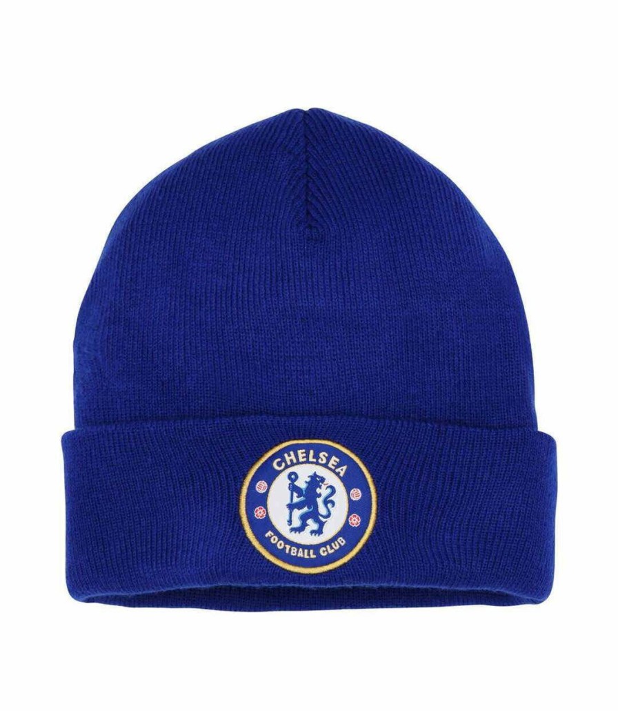 * Pertemba Clearance Chelsea Fc Uni Adult Core Cuffed Beanie (Royal Blue) Utrd1950 Wholesale