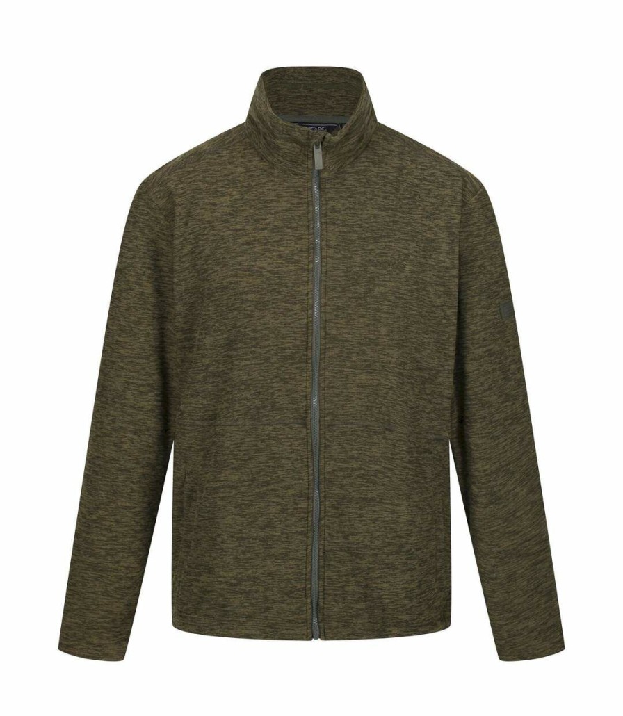 * Pertemba Quick Delivery Regatta Mens Eildon Fleece (Dark Khaki/Capulet Marl) Utrg6236 Best