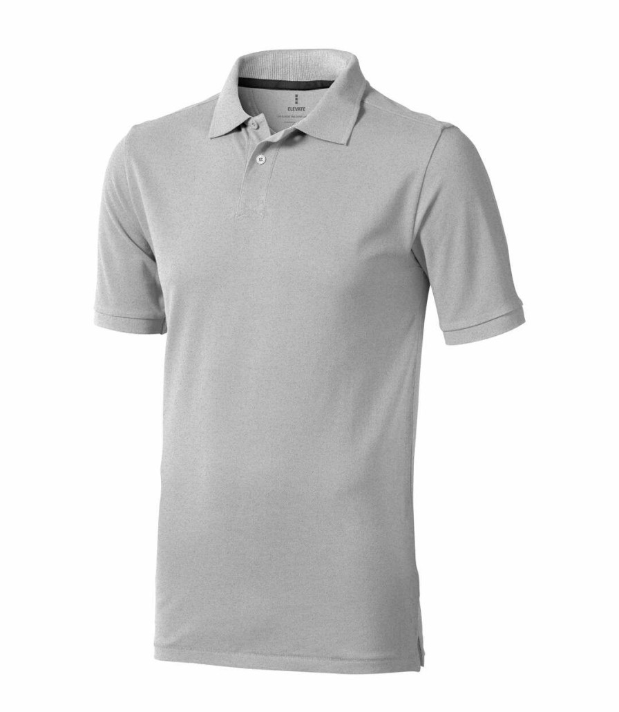 * Pertemba Attractive Elevate Mens Calgary Short Sleeve Polo (Pack Of 2) (Grey Melange) Utpf2498 Best