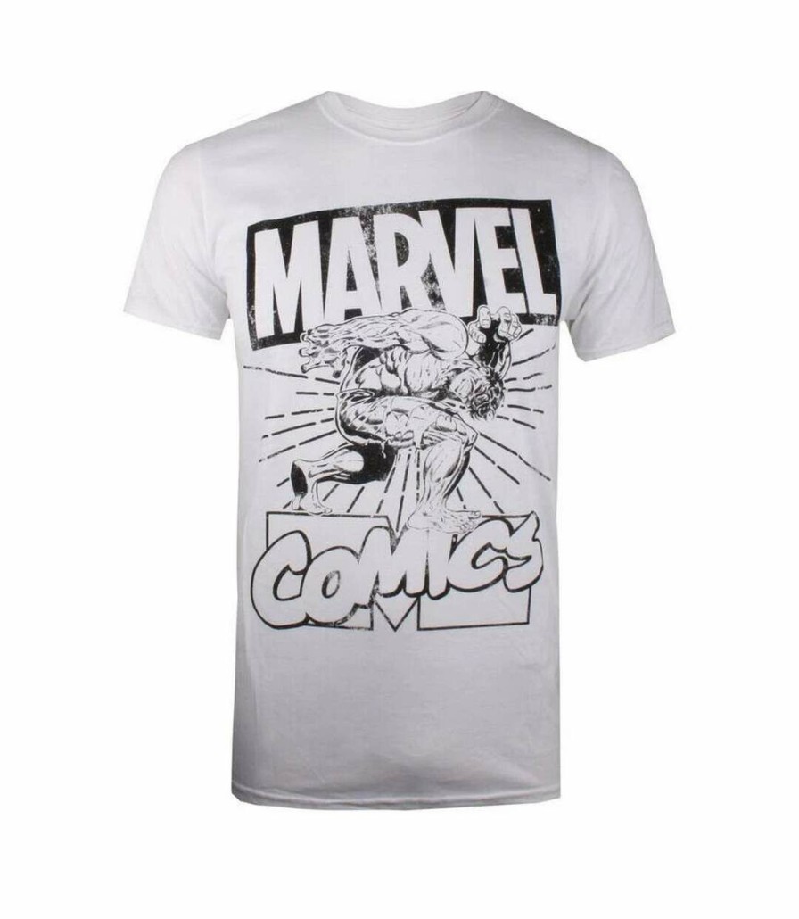 * Pertemba New Hulk Mens Lift T-Shirt (White/Black) Uttv964 Best