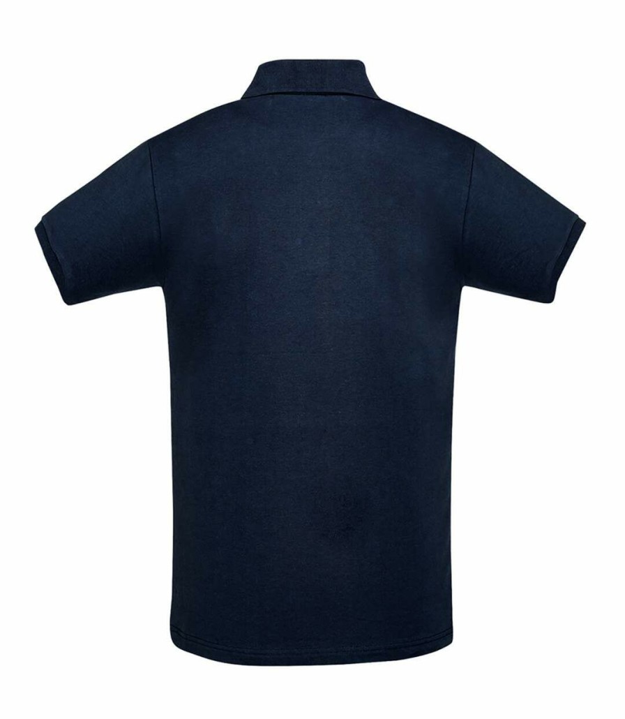 * Pertemba Attractive Sols Mens Perfect Pique Short Sleeve Polo Shirt (French Navy) Utpc283 Online