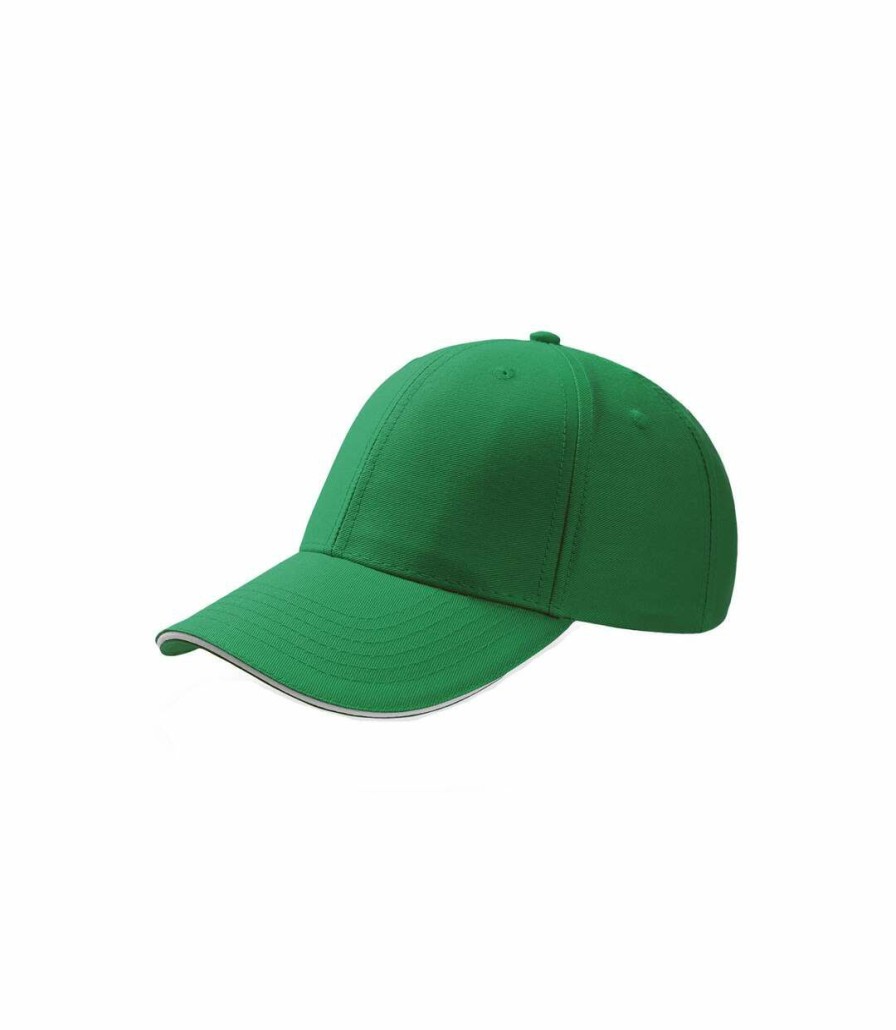 * Pertemba Best-Selling Atlantis Sport Sandwich 6 Panel Baseball Cap (Green) Utab219 Hot