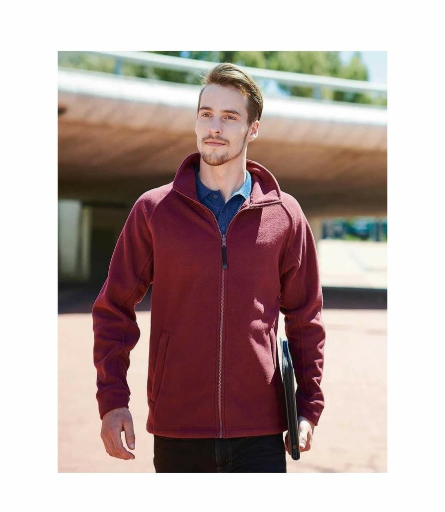 * Pertemba Good Quality Regatta Mens Thor Iii Fleece Jacket (Bordeaux) Utbc824 Best