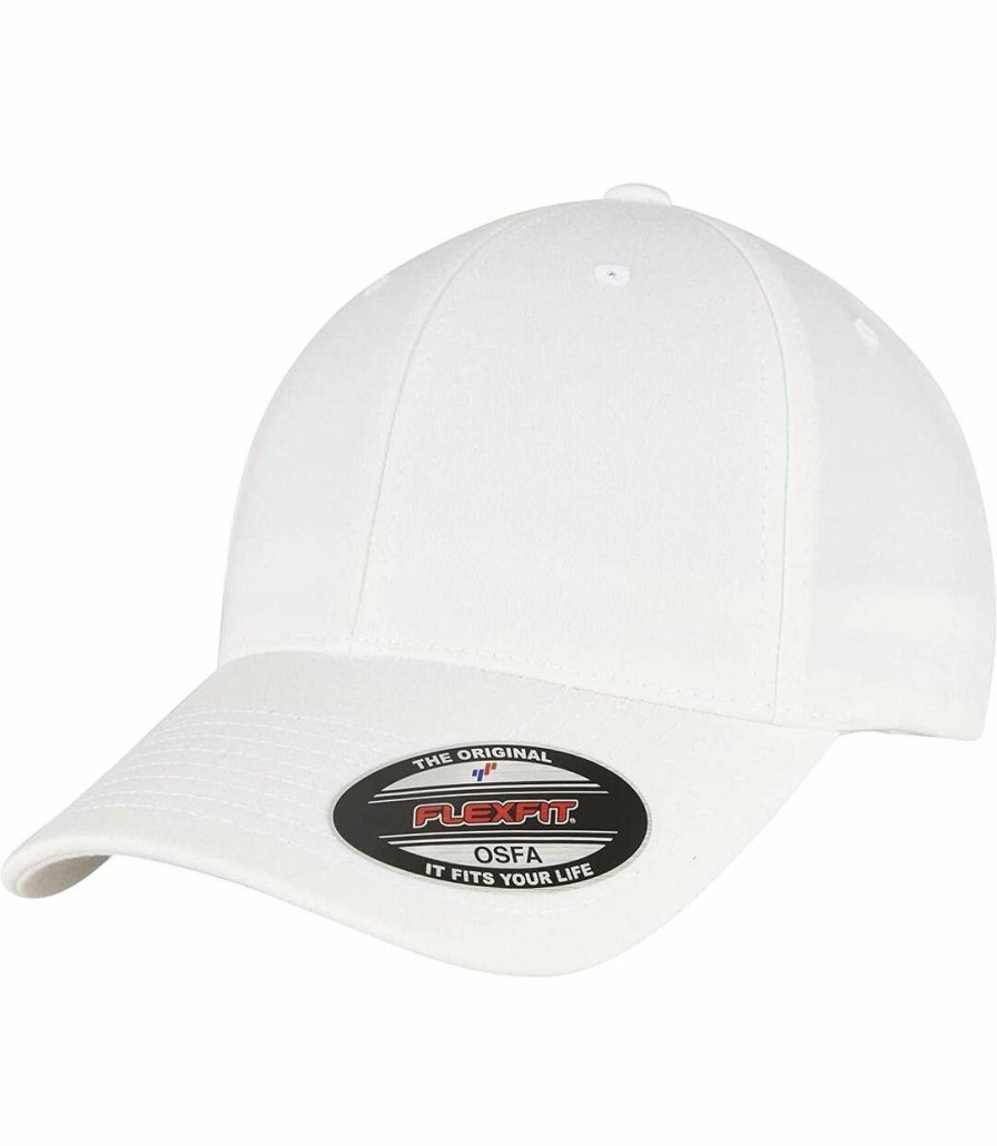 * Pertemba Online Flexfit Uni Adult Alpha Shape Baseball Cap (White) Utrw8084 Hot