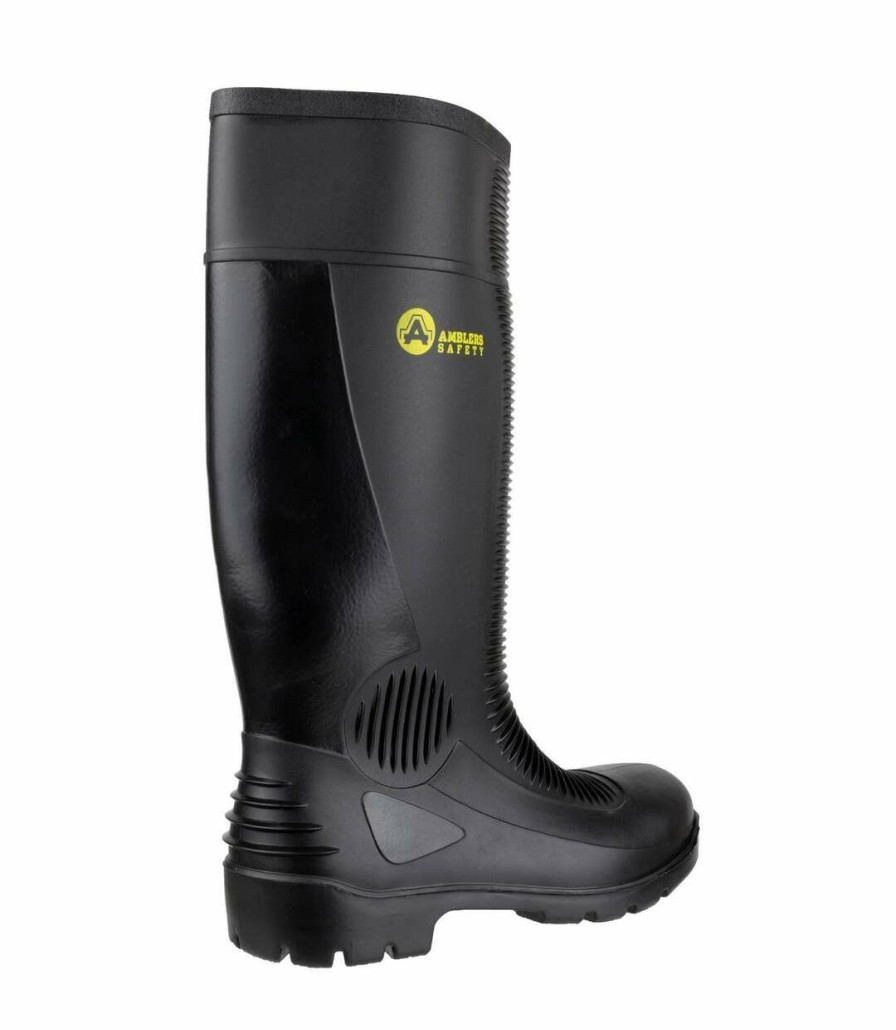 * Pertemba Crazy Deals Amblers Steel Fs100 Mens Safety Wellingtons (Black) Utfs2414 New