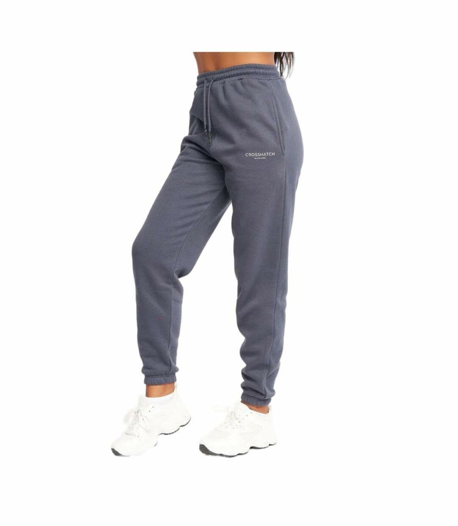 * Pertemba Lower Prices Crosshatch Womens/Ladies Harrcourts Sweatpants (Ombre Blue) Utbg128 Best