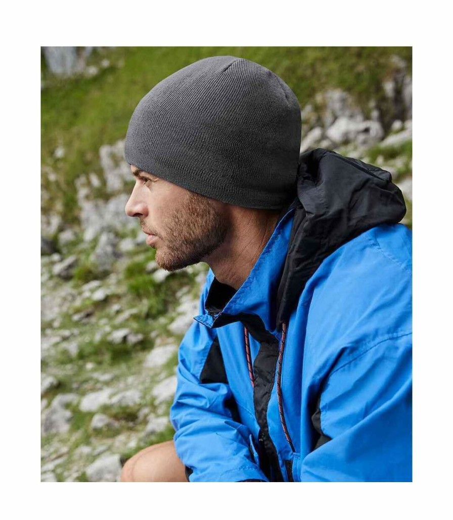 * Pertemba Lower Prices Beechfield Water Repellent Active Beanie (Graphite Grey) Utpc4644 Hot