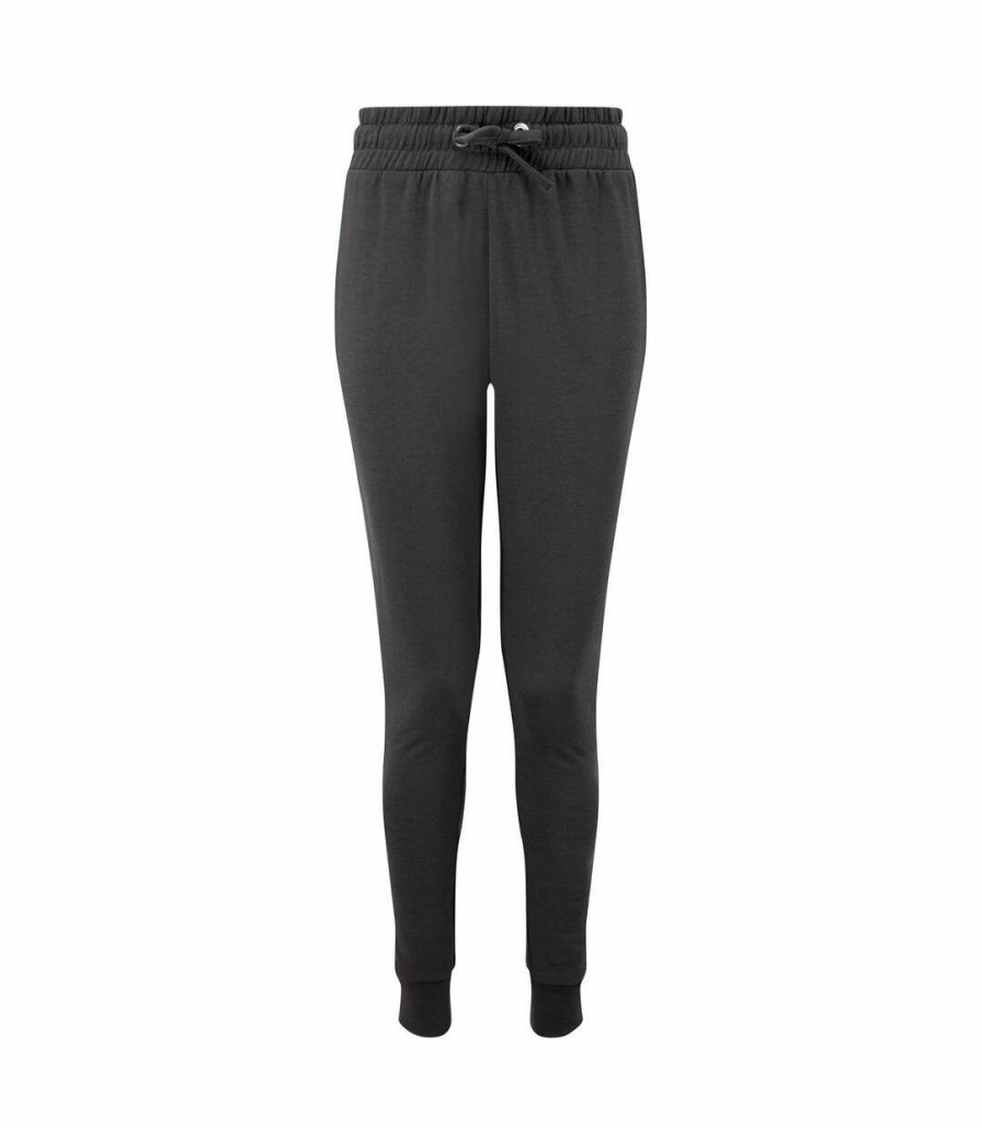 * Pertemba Quick Delivery Tridri Womens/Ladies Fitted Joggers (Black) Utrw7617 Hot