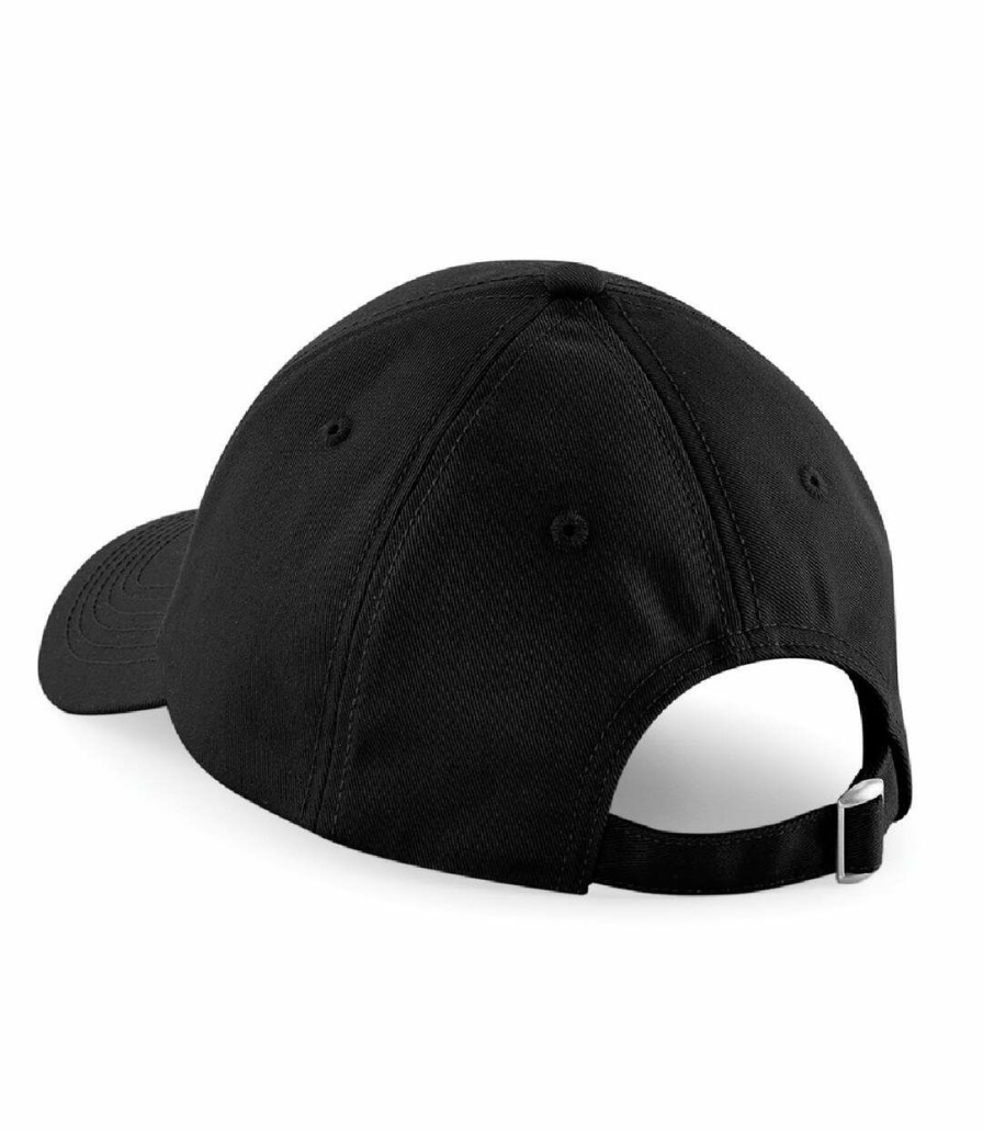 * Pertemba Lower Prices Beechfield Uni Authentic 6 Panel Baseball Cap (Black) Utbc3682 New