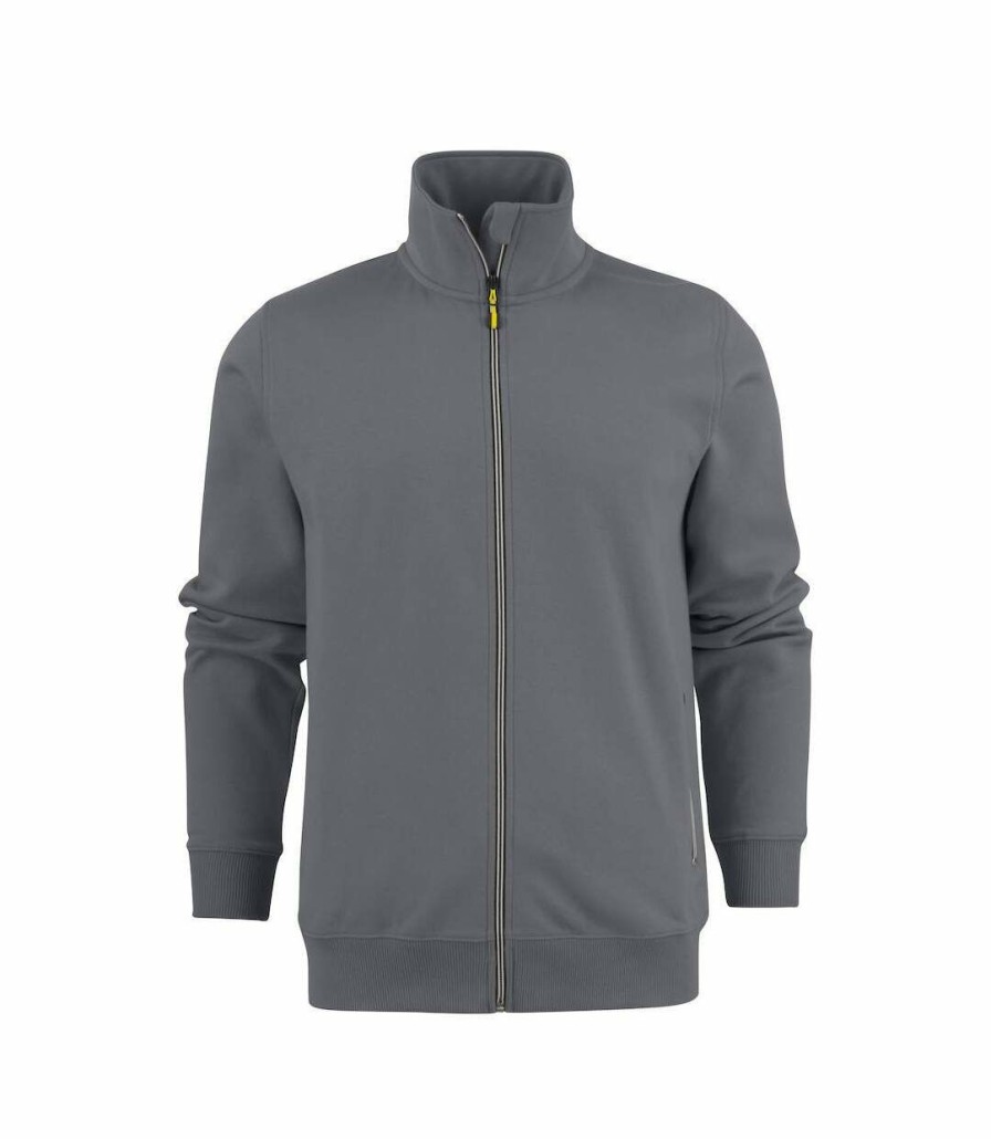 * Pertemba Popular Printer Mens Javelin Rsx Sweat Jacket (Steel Grey) Utub735 Wholesale