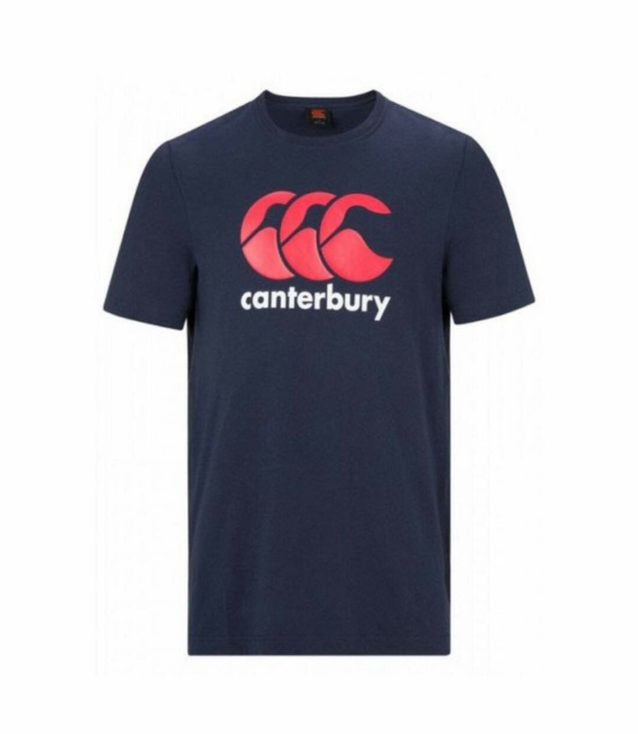 * Pertemba Lower Prices Canterbury Mens Ccc Logo T-Shirt (Navy/Red/White) Utcs172 Clearance