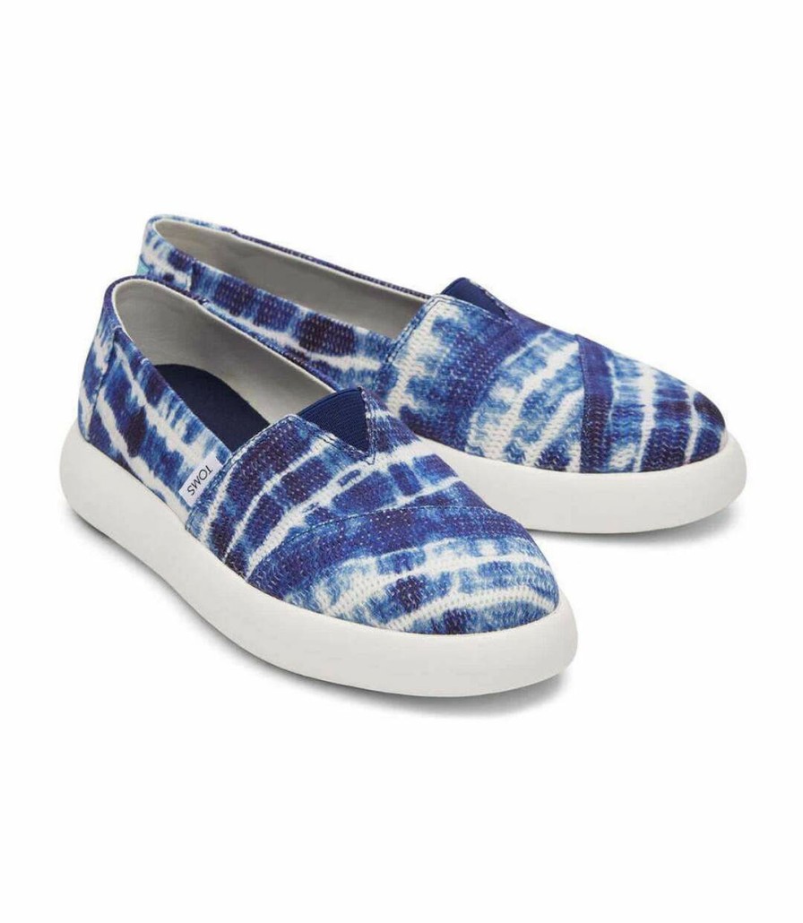 * Pertemba New Arrivals Toms Womens/Ladies Alpargata Mallow Batik Dye Espadrilles (Navy) Utfs9507 Online