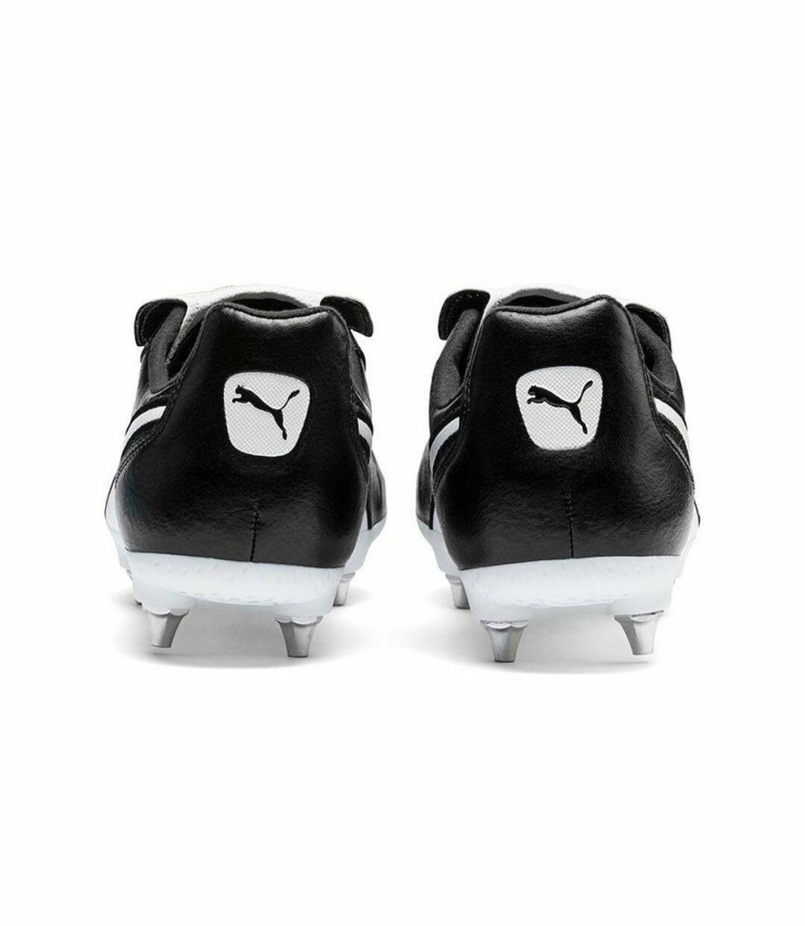 * Pertemba Top Selling Puma Mens King Top Leather Soccer Cleats (Black/White) Utrd2203 Hot