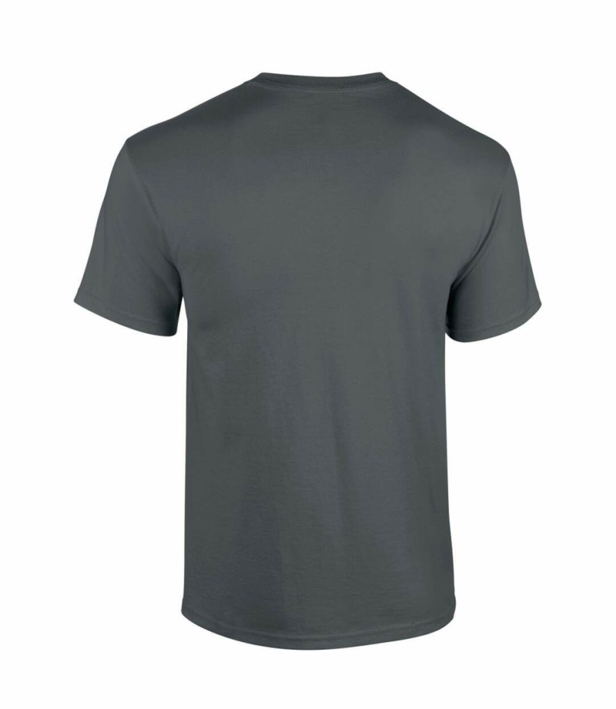 * Pertemba Quick Delivery Gildan Mens Heavy Cotton Short Sleeve T-Shirt (Charcoal) Utbc481 Hot