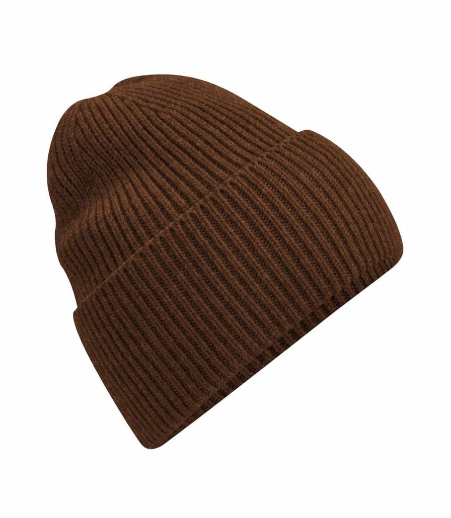 * Pertemba New Arrivals Beechfield Uni Adult Cuffed Oversized Beanie (Walnut) Utrw8260 Hot