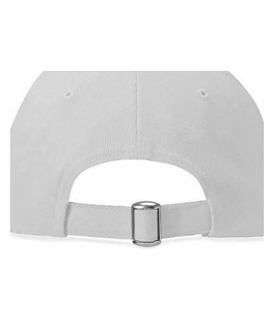 * Pertemba Classical Beechfield Uni Pro-Style Heavy Brushed Cotton Baseball Cap / Headwear (Pack Of 2) (White) Utrw6719 Hot